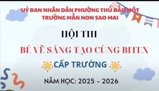 Hội thi "Bé vẽ sáng tạo cùng Bitex" cấp trường