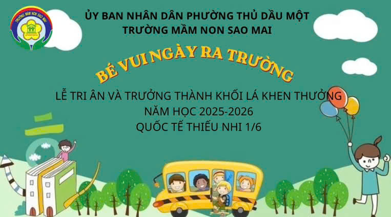 Bé vui ngày ra trường